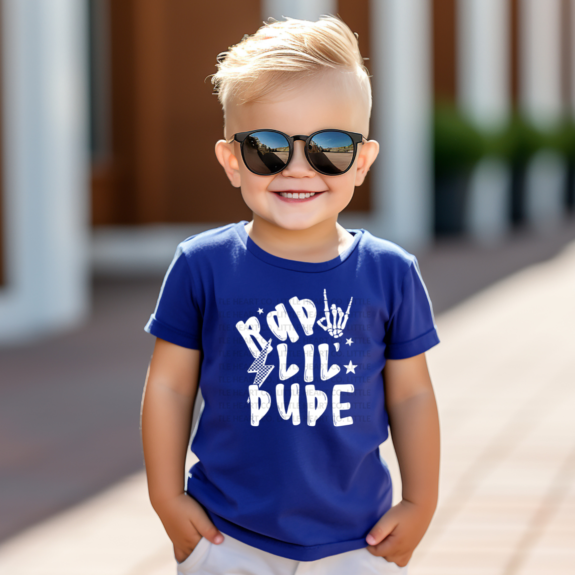 Rad Lil Dude Toddler/Youth-True Royal Tee